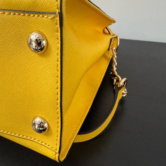 Michael Kors Pyramid Studded Citrus Hamilton Bag Large Tote  Statement Piece NWT - Picture 12 of 17
